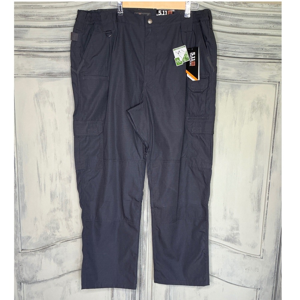 5.11 Tactical Taclite Pro Pant Mens 40x30 Grey Ripstop Cargo Work Pants - Picture 2 of 11
